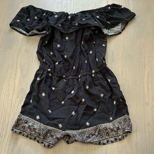 Cape Juby Romper Black Size Small